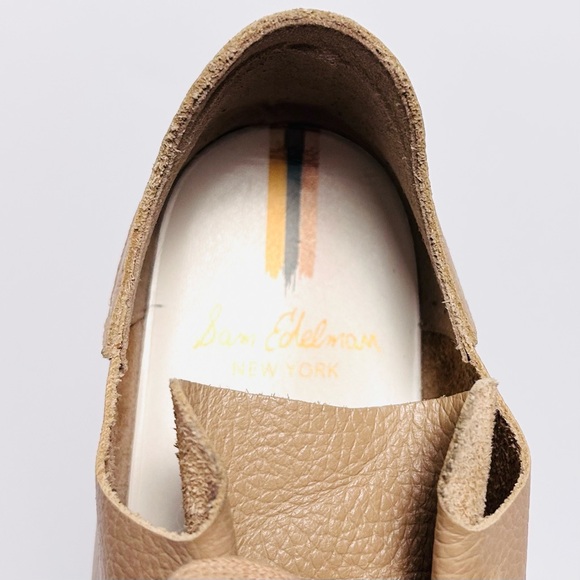 Sam Edelman, Poppy sneaker, leather camel tan - Picture 7 of 10